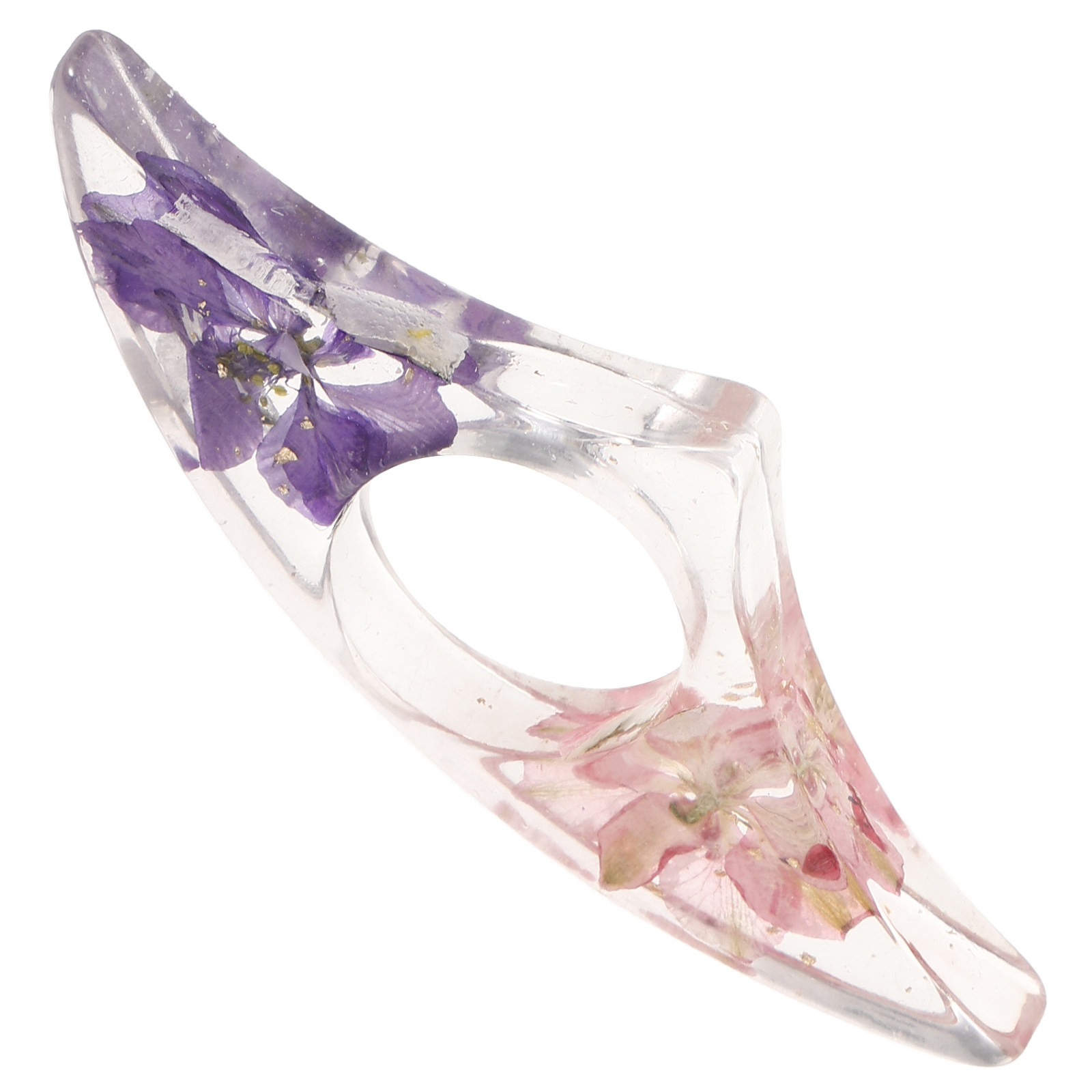 Dried Flower Bookmark - Pembatas Buku Jempol Berbahan Resin dengan