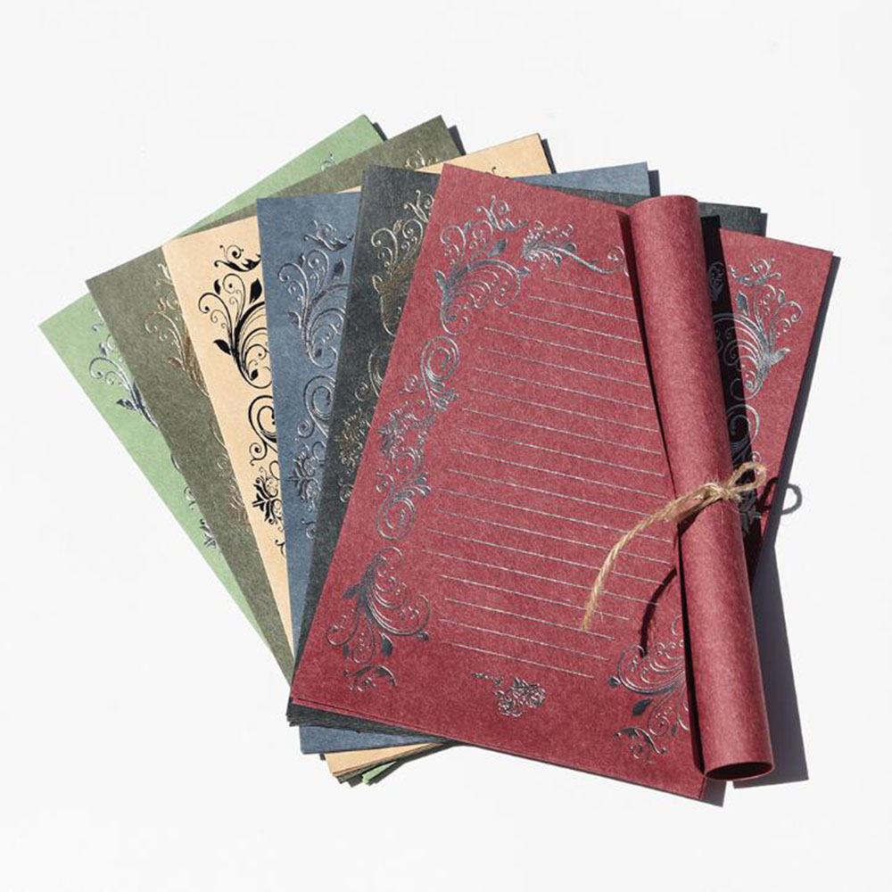 Wax Seal Letter Kit - 4 Lembar Mewah Elegan Vintage Retro
