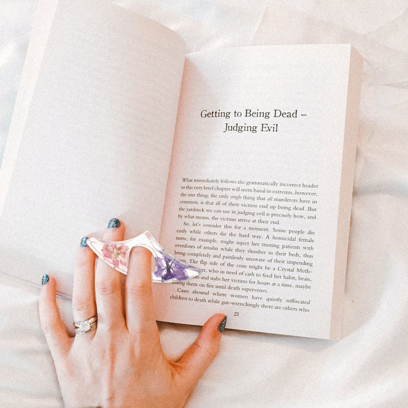 Pembatas Buku Jempol Berbahan  - Dried Flower Bookmark ulasan dan harga