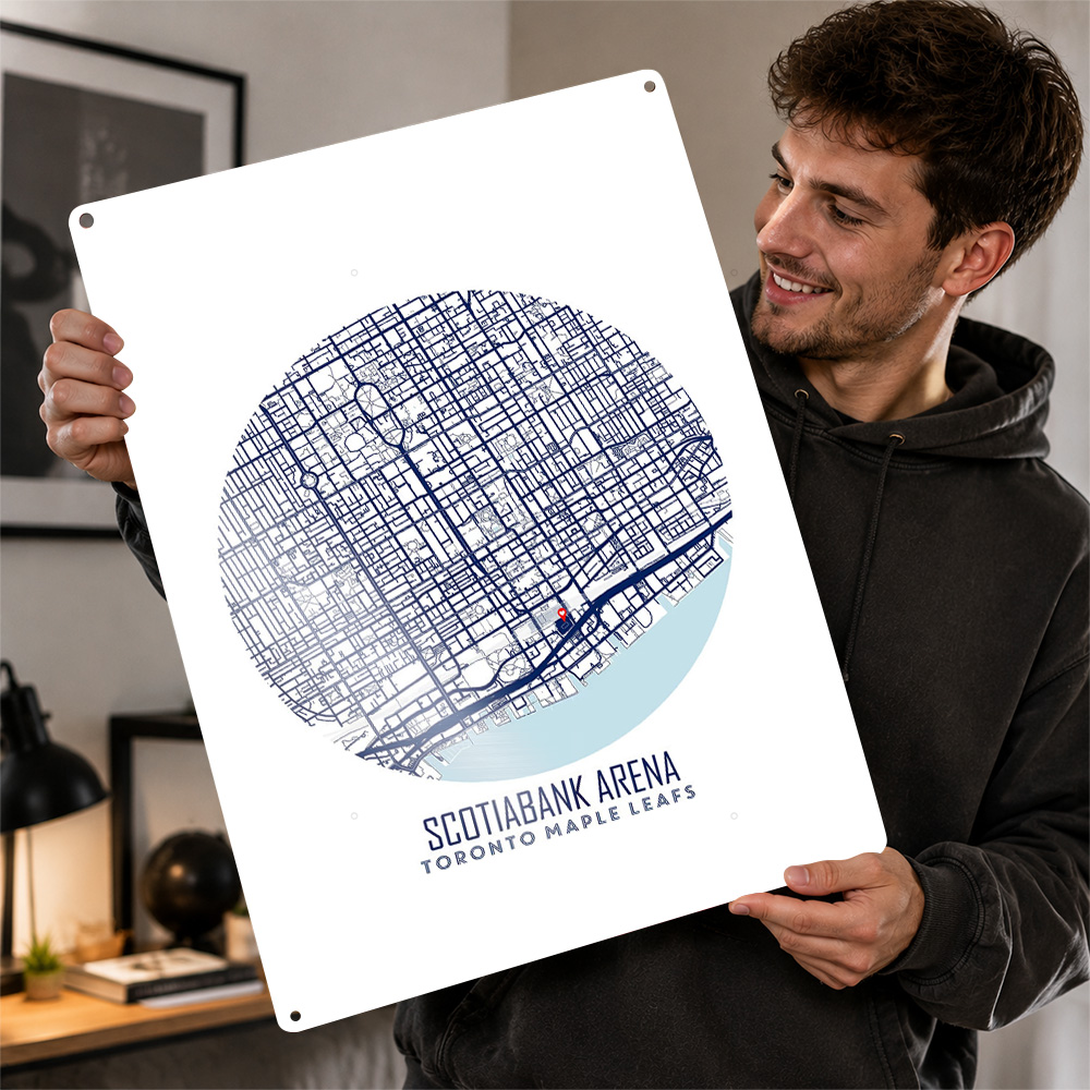 Peta Scotiabank Arena Poster L - Custom Map Poster ulasan dan harga