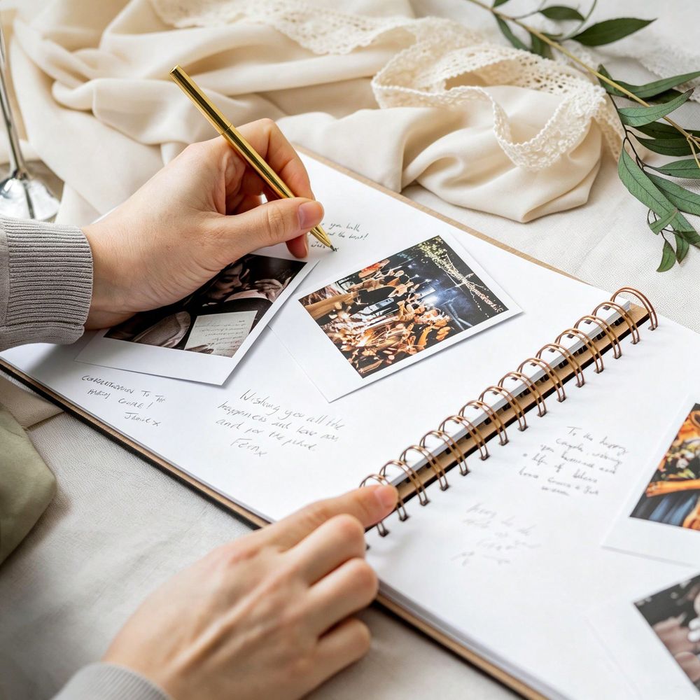 Buku Tamu Pernikahan Kayu A4 A - Custom Photo Book ulasan dan harga