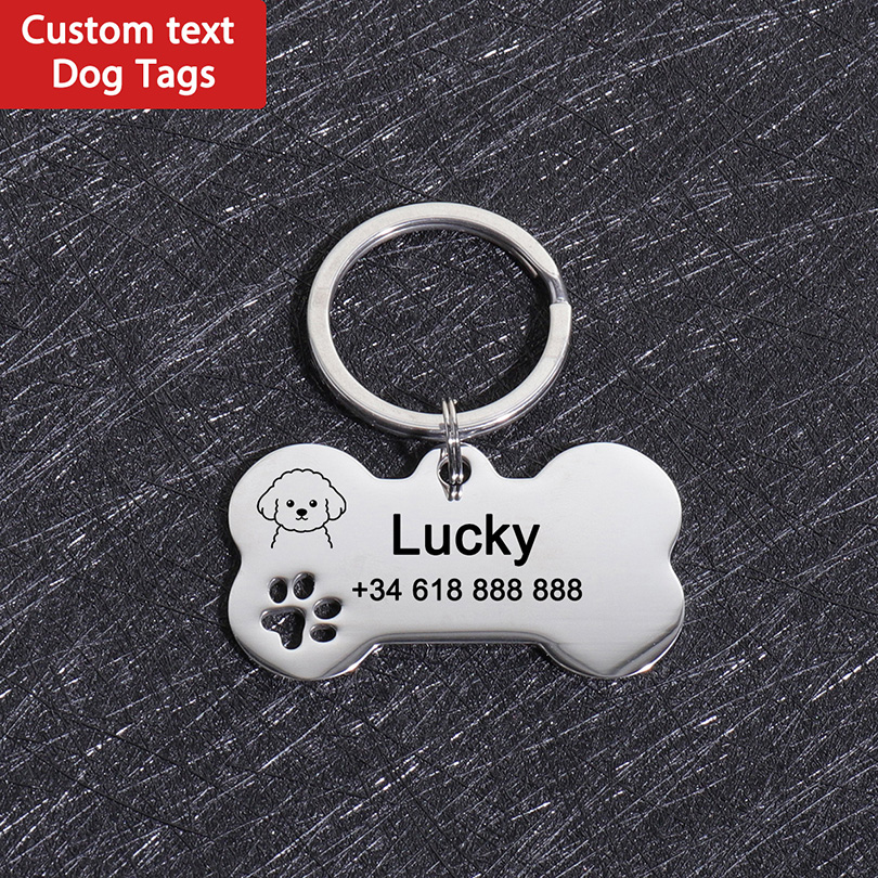 Tag Nama Anjing Kustom, Tag ID - Pet Portrait Custom ulasan dan harga