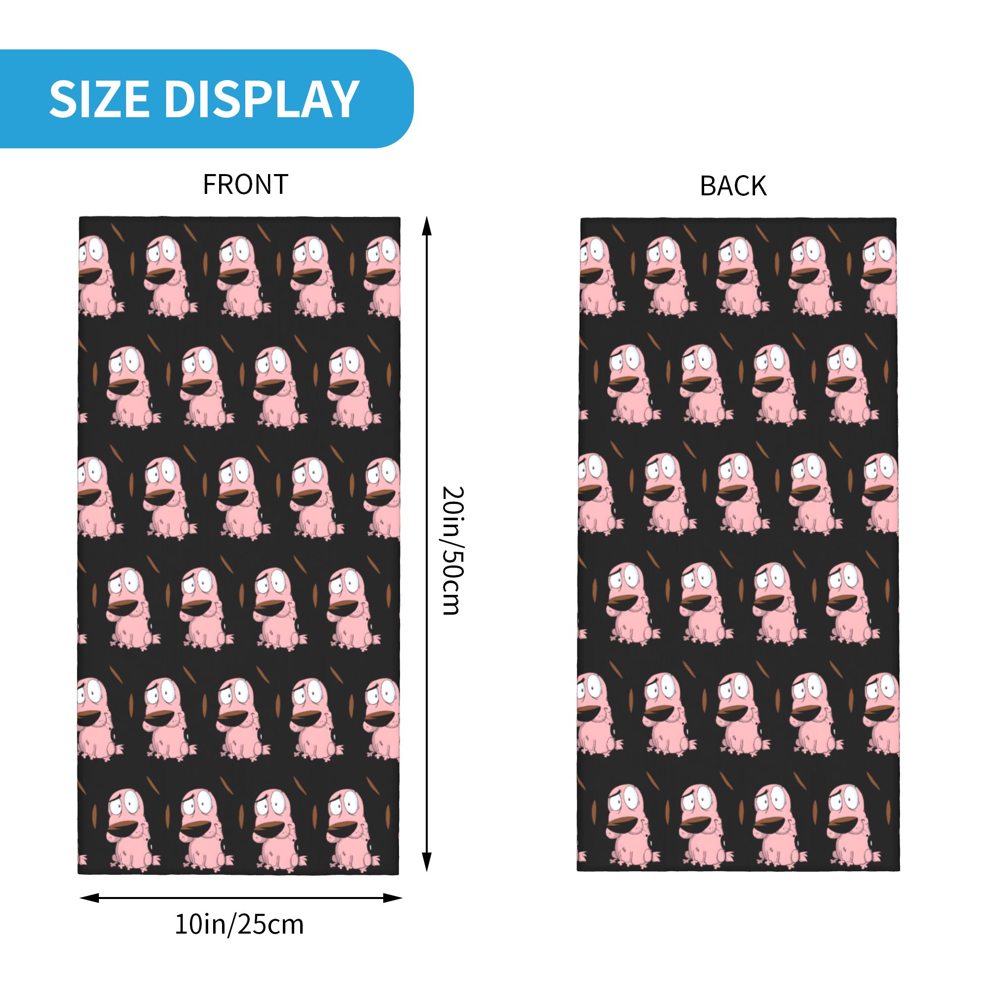 Penutup Kepala & Leher Motif K - Pet Portrait Custom ulasan dan harga