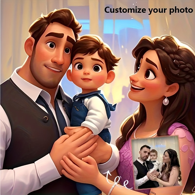 Cetak Kanvas Potret Kartun yan - Pet Portrait Custom ulasan dan harga