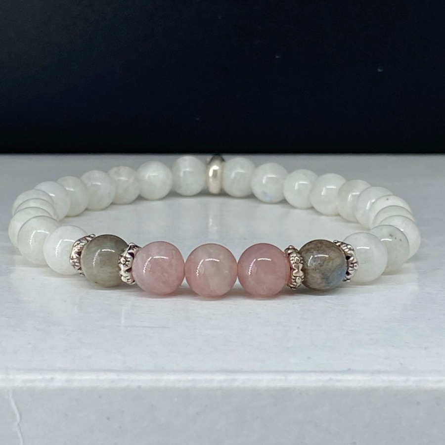 Batu bulan baru, Labradorite d - Coordinates Bracelet ulasan dan harga