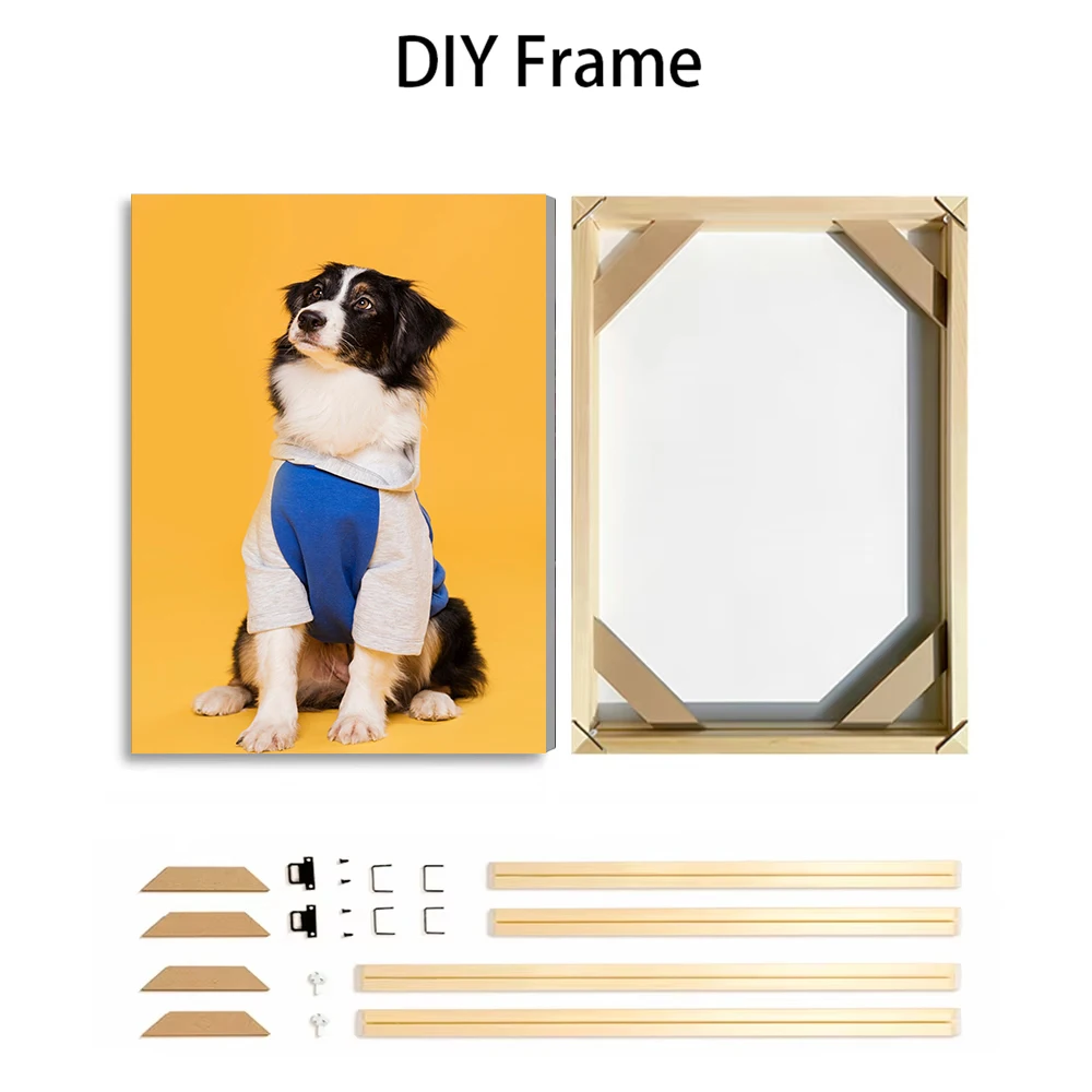 Cetak Kanvas Foto Hewan Peliha - Pet Portrait Custom ulasan dan harga