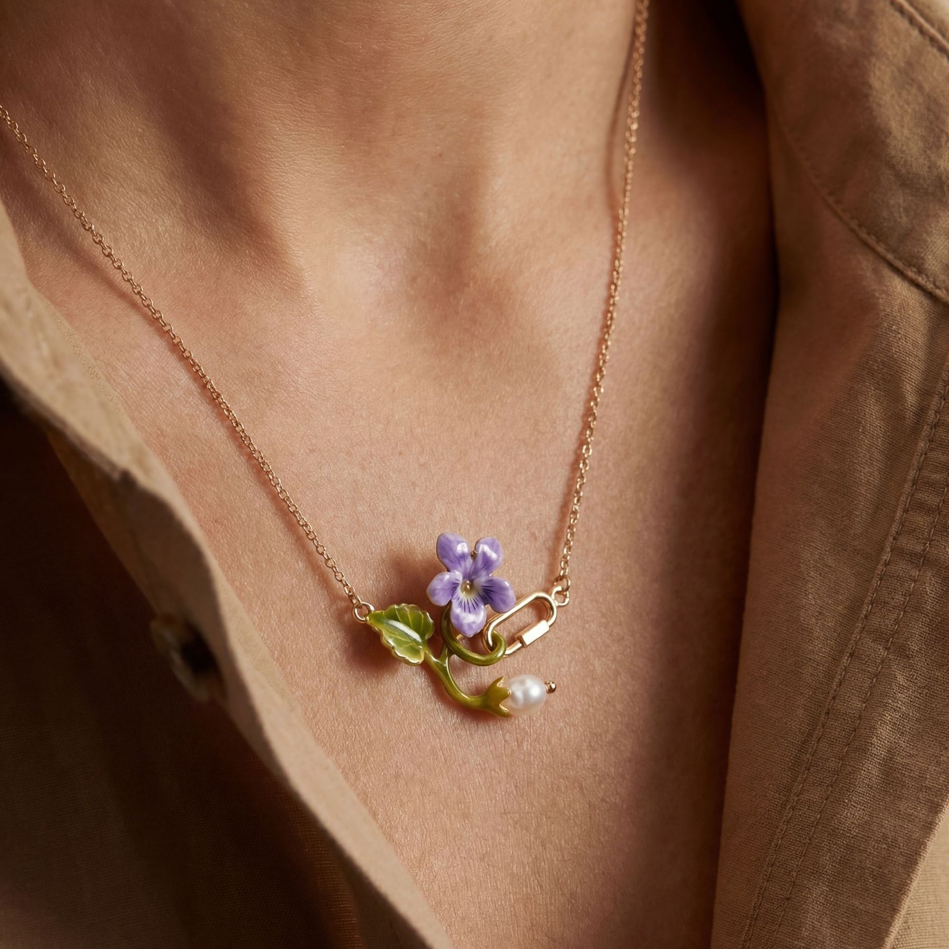 Kalung Bunga Kelahiran 12 Bula - Birth Flower Necklace ulasan dan harga
