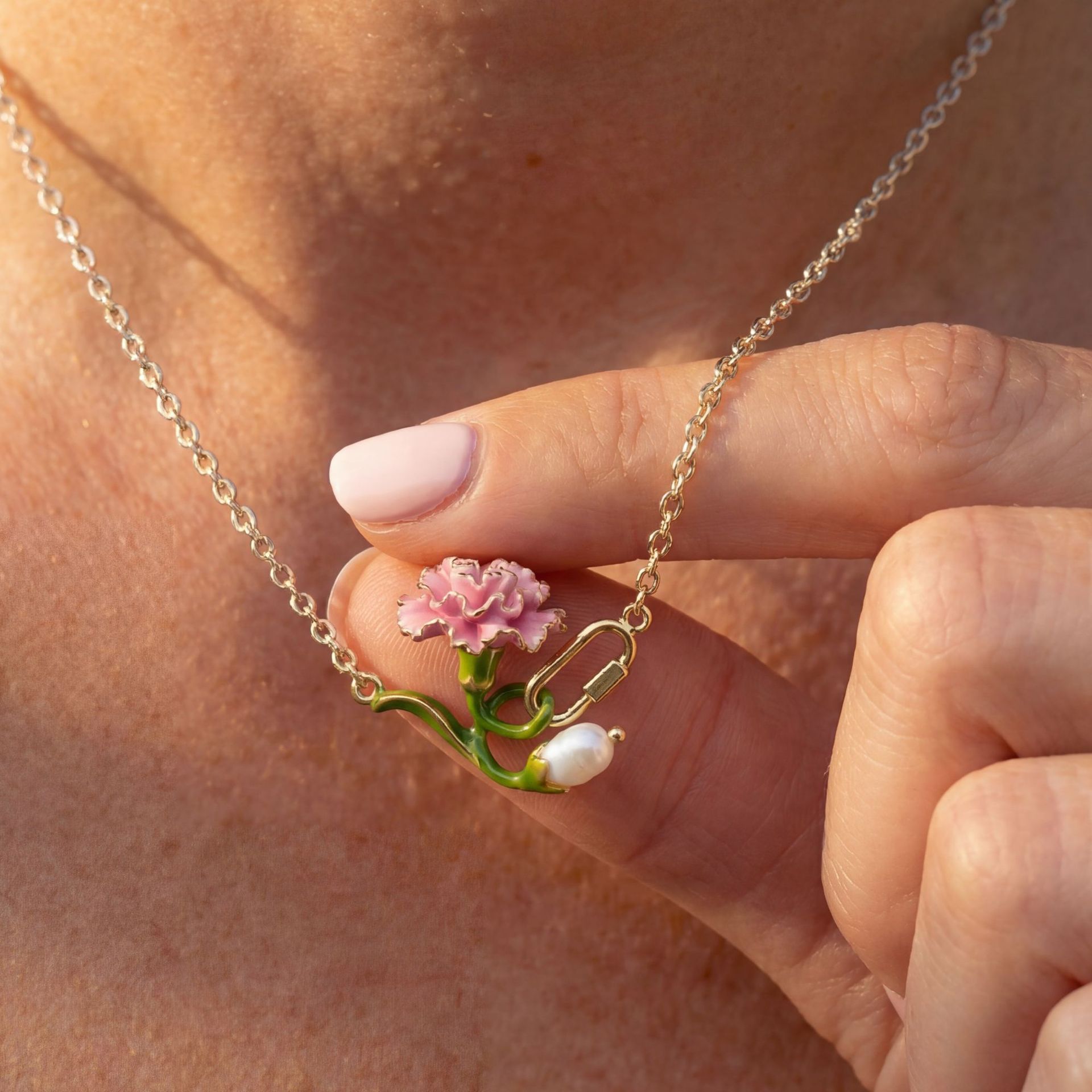 Kalung Bunga Kelahiran 12 Bula - Birth Flower Necklace ulasan dan harga