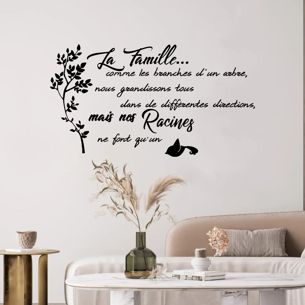 Stiker Dinding Burung Pohon Ku - Family Tree Print ulasan dan harga