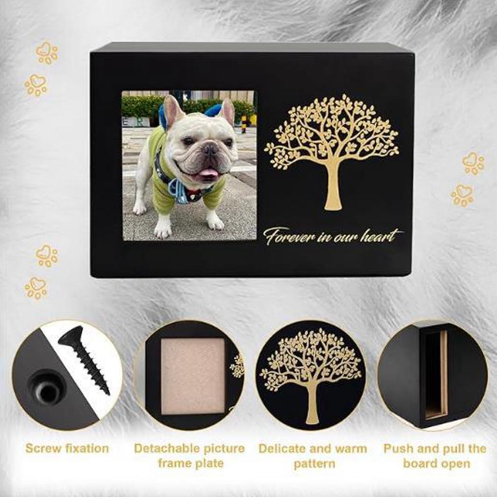Guci kremasi untuk anjing pema - Engraved Wood Frame ulasan dan harga