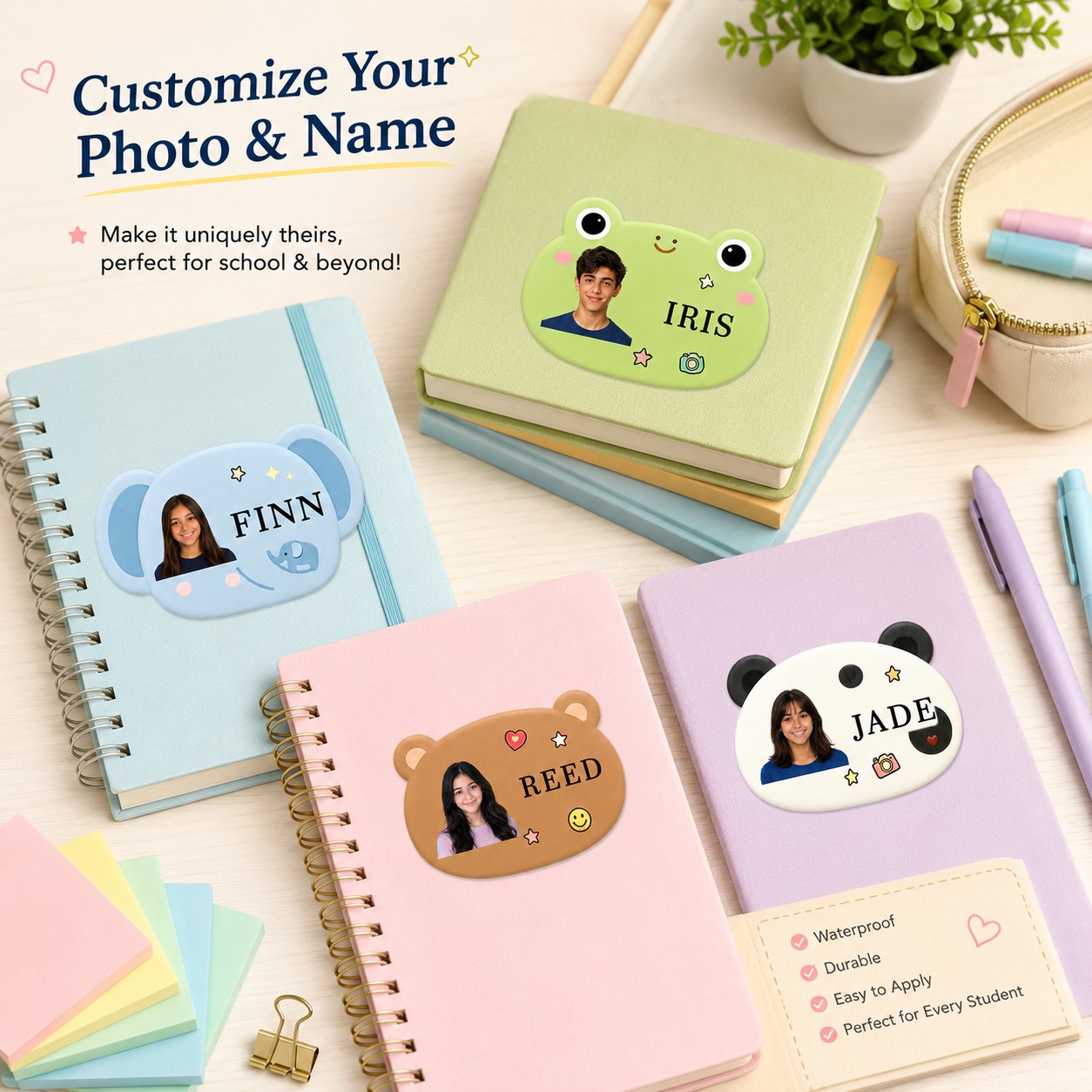 Stiker Nama Foto Kustom, Label - Custom Photo Book ulasan dan harga