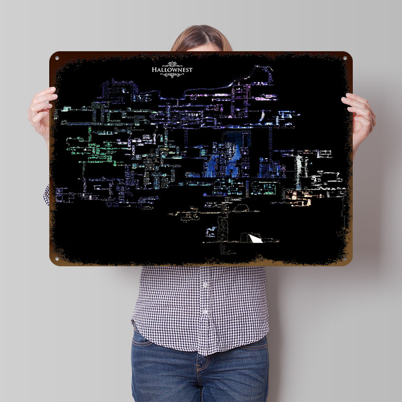 Poster Logam 3D Ringan Hollow  - Custom Map Poster ulasan dan harga