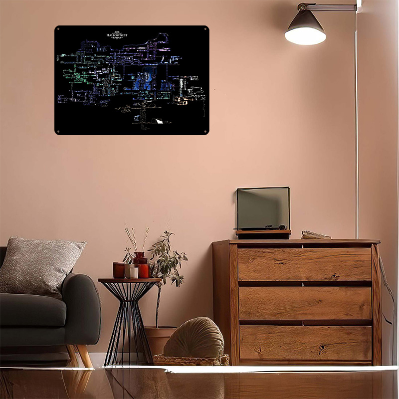Poster Logam 3D Ringan Hollow  - Custom Map Poster ulasan dan harga