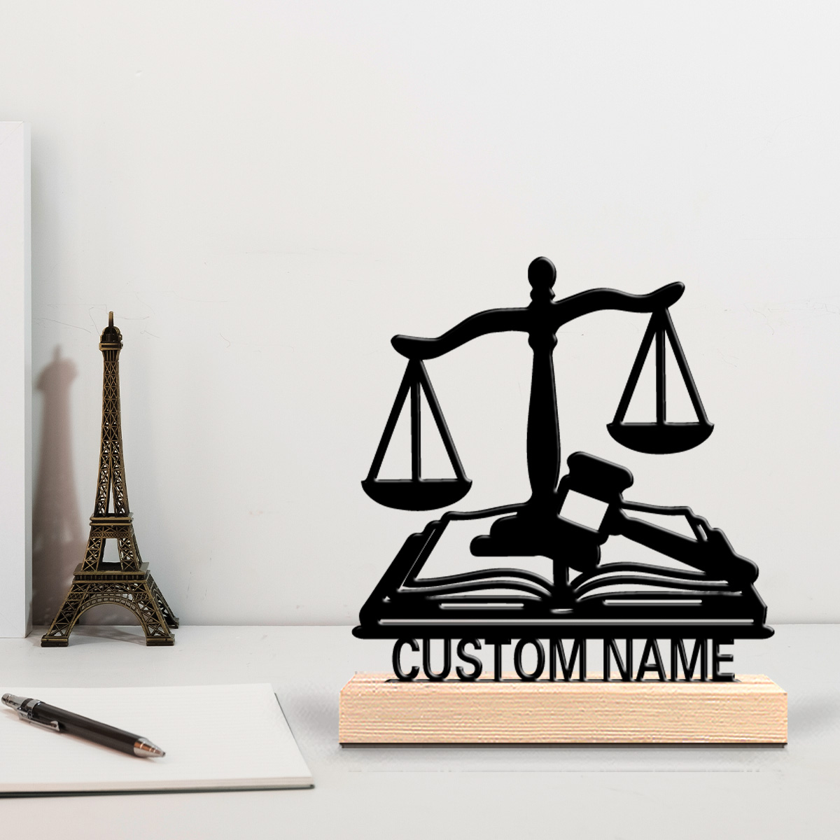 1 buah Seni Logam Keseimbangan - Engraved Wood Frame ulasan dan harga