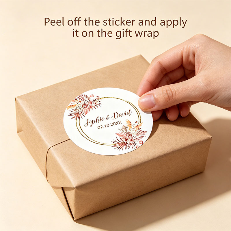 Stiker Pernikahan Nama Kustom  - Personalized Name Box ulasan dan harga