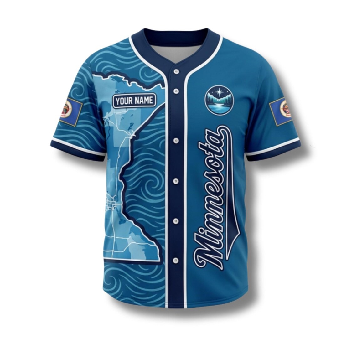 Kaos Jersey Bisbol Minnesota K - Custom Star Map ulasan dan harga